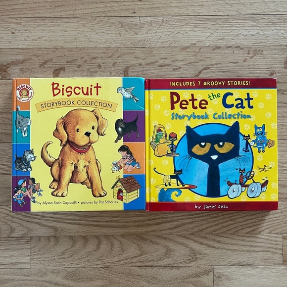 Other - Lot of 2 Hardcover Kids Easy Readers Storybook Collections Biscuit Pete the Cat